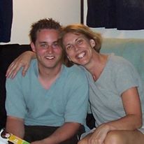 Jim and his Mom, Joanne at his apartment 2007